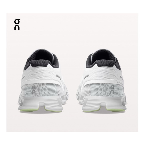 ON Cloud 5 Push Running Shoes in White/Oasis - Picture 2 of 8